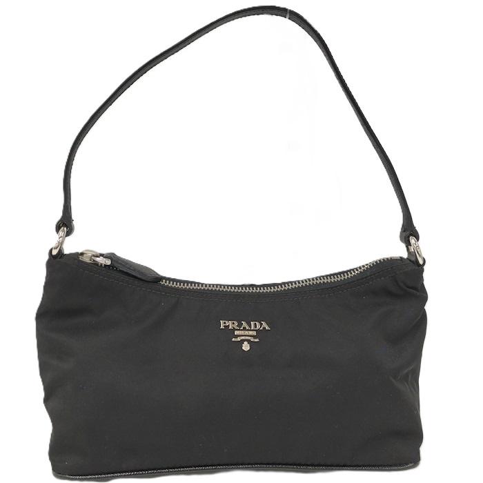 PRADA ポーチ ナイロン ブラック 1N1413 : JJコレクション