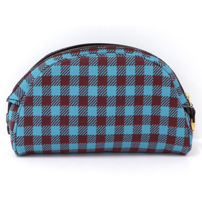 PRADA 【中古】PRADA コスメポーチ 化粧ポーチ ジャガード PRADA 【中古】PRADA コスメポーチ 化粧ポーチ ジャガード