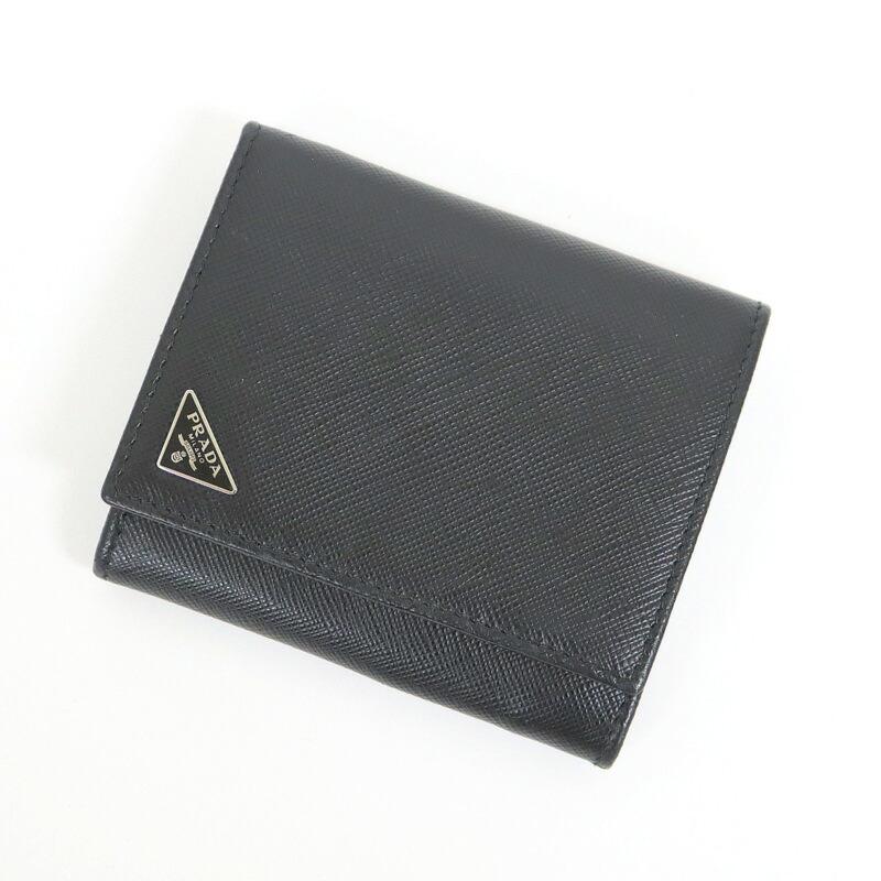 未使用品 プラダ PRADA 2ML317 ユニセックス 長財布 ブラック /シルバー金具 サフィアーノレザー PRADA（プラダ） 長財布 メンズ PRADA Wallet ラウンドファスナー ネロ
