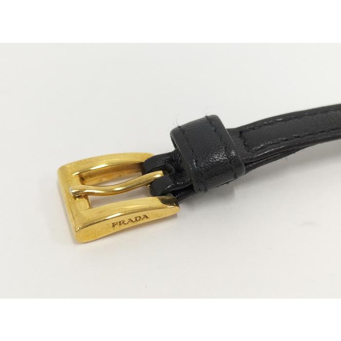 PRADA（プラダ） ブレスレット 時計モチーフ レザー 1AJB35 : JJ