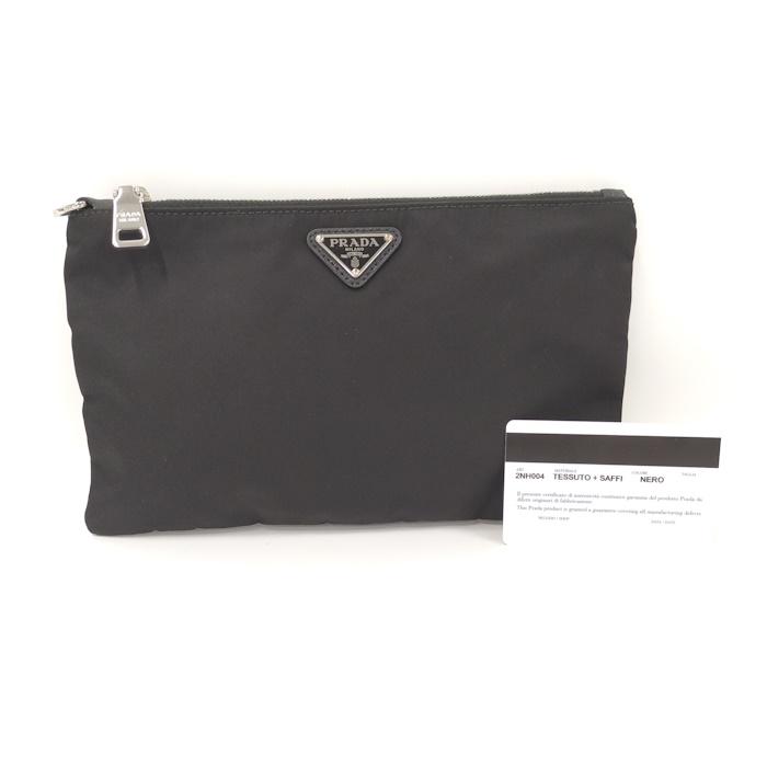 PRADA ポーチ セカンドバッグ ナイロン ブラック 2NH004