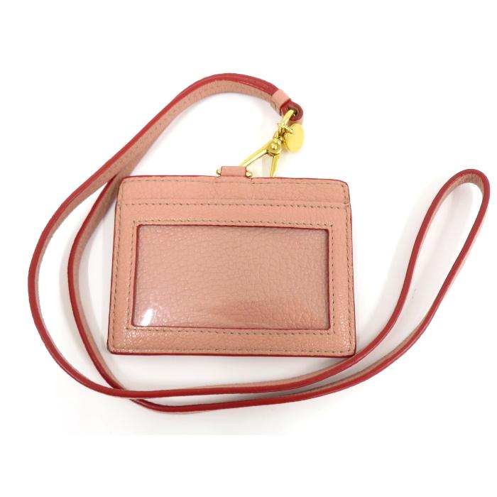 miu 【中古】MIUMIU マドラス ラブ カードケース パスケース miu 【中古】MIUMIU マドラス ラブ カードケース パスケース