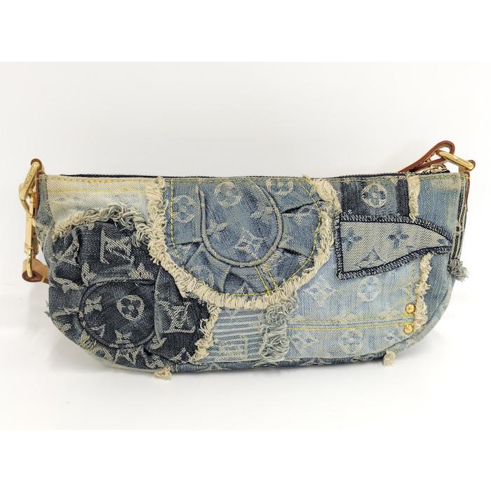 LOUIS VUITTON パウチィ ショルダーバッグ モノグラムデニム