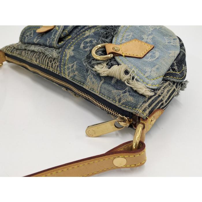 LOUIS VUITTON パウチィ ショルダーバッグ モノグラムデニム