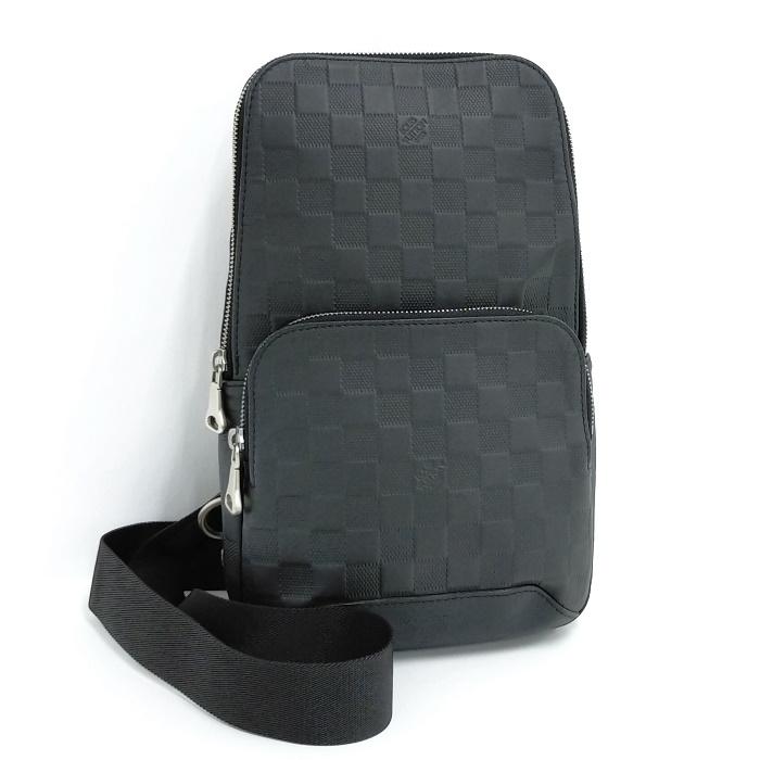 中古】LOUIS VUITTON アベニュー スリングバッグ ボディバッグ ダミエ