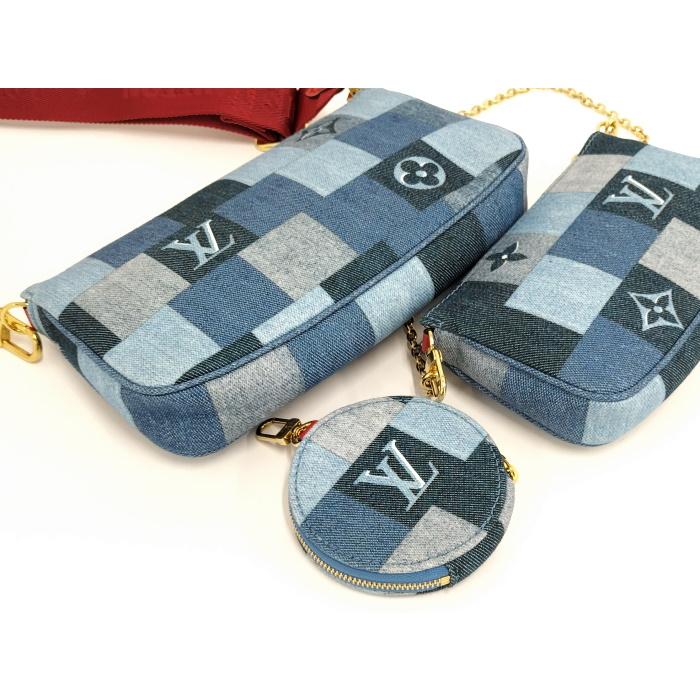 LOUIS VUITTON デニム アクセソワール LOUIS VUITTON ミュルティ ポシェット アクセソワール 2WAY