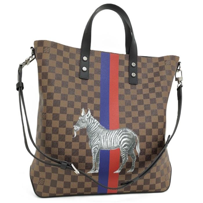 LOUIS VUITTON（ルイ・ヴィトン） トートバッグ ダミエ サバンナ 