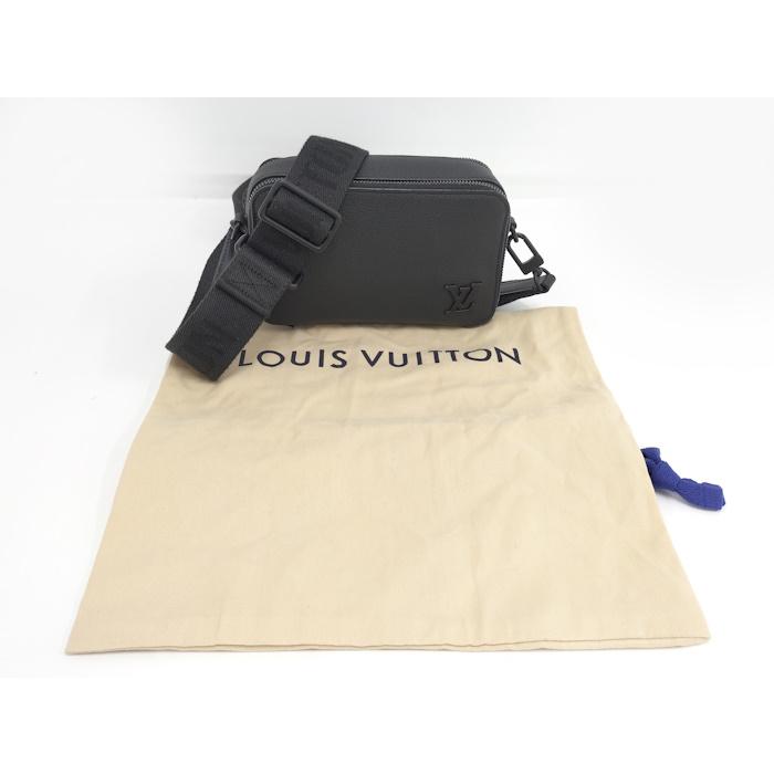 ルイヴィトン アルファ ウェアラブル ウォレット ショルダー アエログラムレザー ブラック M59161 LOUIS VUITTON 横浜BLANC LOUIS VUITTON - ルイヴィトン アルファ ウェアラブル ウォレット