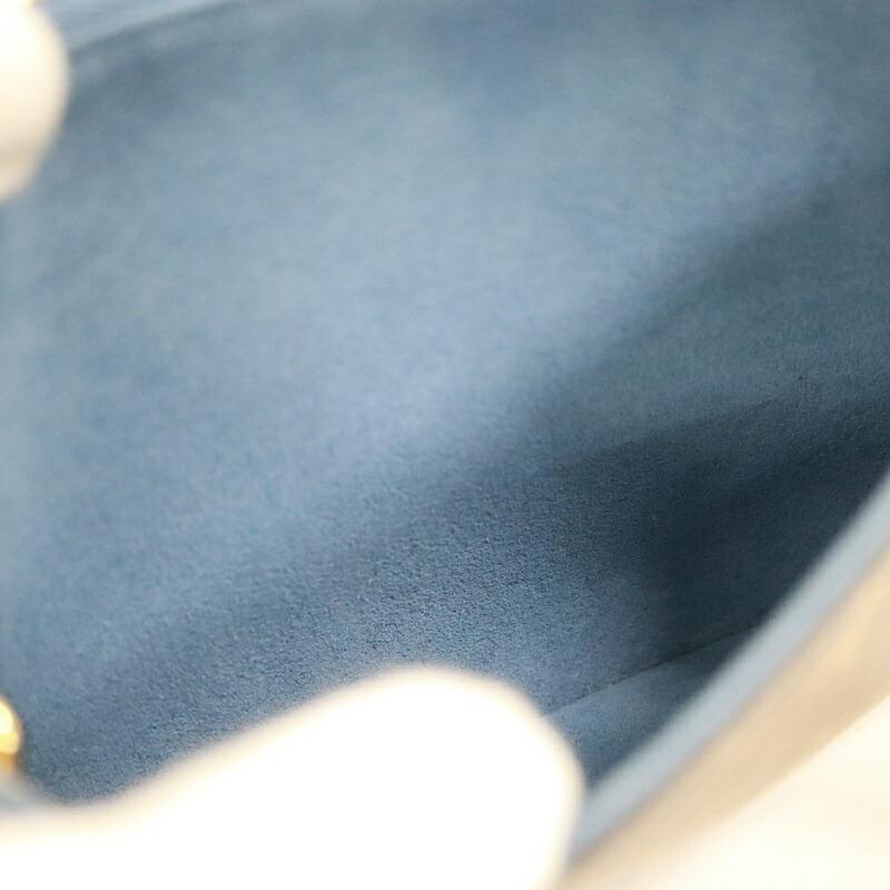 LOUIS VUITTON ルイヴィトン スレンヌBB ショルダーバッグ モノグラム ブラウン×ブルー M44299 DU4188 RFIDの画像