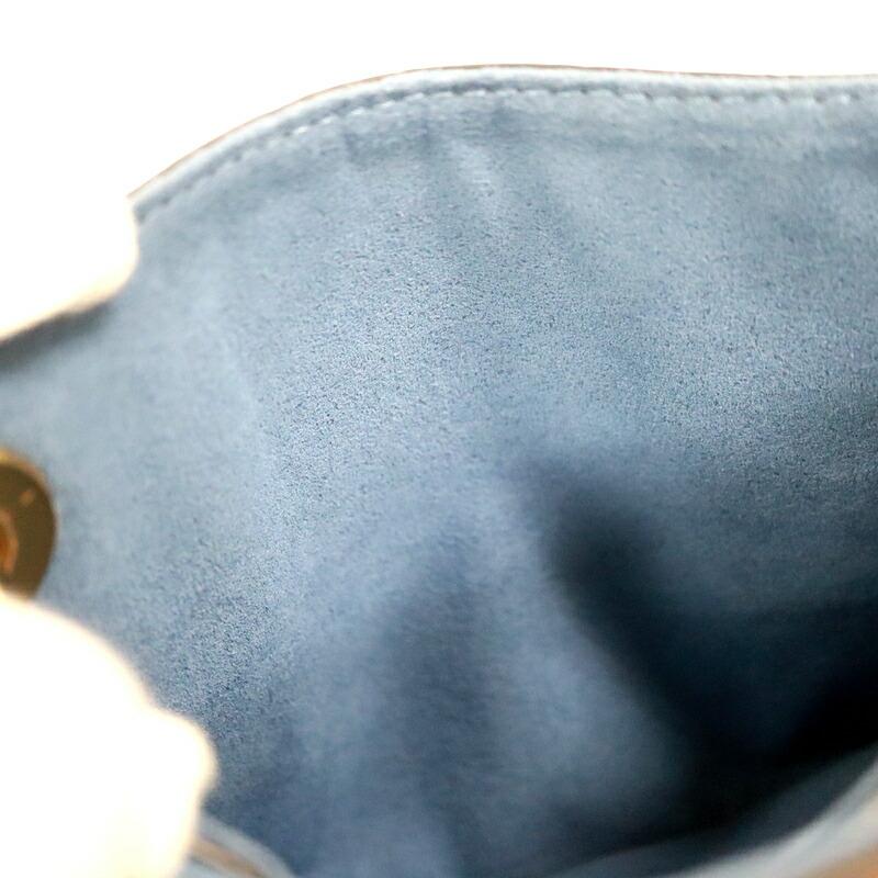 LOUIS VUITTON ルイヴィトン スレンヌBB ショルダーバッグ モノグラム ブラウン×ブルー M44299 DU4188 RFIDの画像