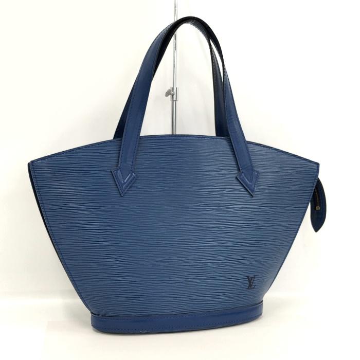 中古】LOUIS VUITTON サンジャック トートバッグ トレドブルー エピ  