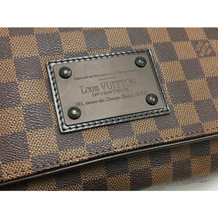 ルイ ヴィトン ダミエ エベヌ ブルックリンGM N51212 LOUIS VUITTON 【中古】LOUIS ブルックリンGM ショルダーバッグ