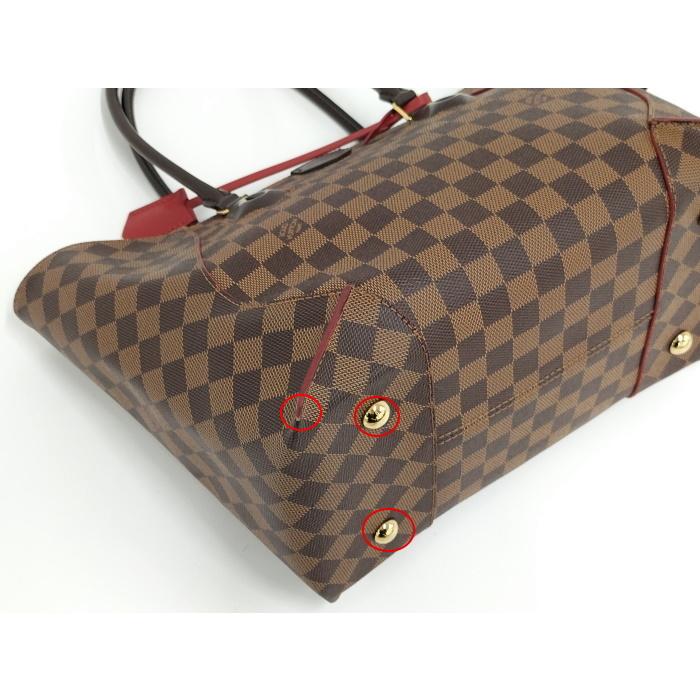 LOUIS VUITTON 【中古】LOUIS カイサトートMM ダミエ エベヌ N41548  