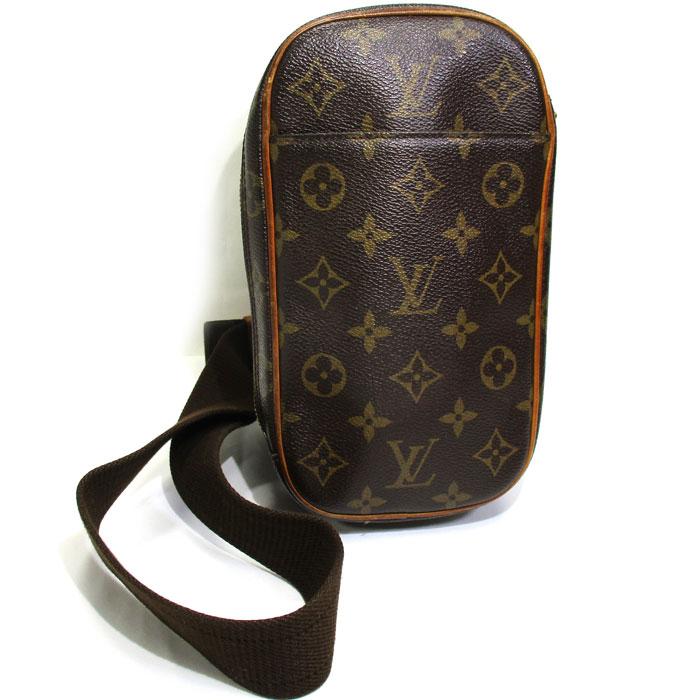 中古】LOUIS VUITTON ポシェットガンジュ ボディバッグ ショルダー