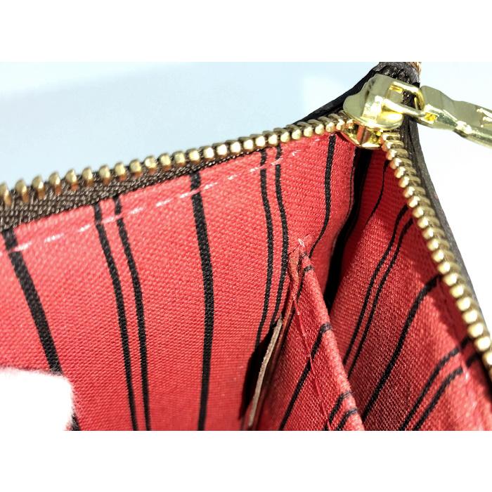 LOUIS VUITTON/ルイヴィトン/ ネバーフル付属ポーチ/ ダミエ LOUIS VUITTON ネヴァーフル 付属品 ポーチ ダミエ : JJ