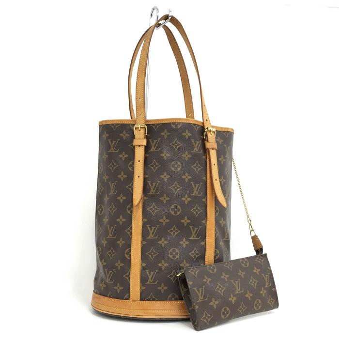 LOUIS VUITTON 【中古】LOUIS バケットGM ショルダーバッグ