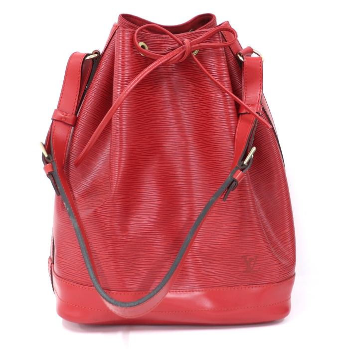 LOUIS VUITTON 【中古】LOUIS 巾着型 ショルダーバッグ ノエ エピ  