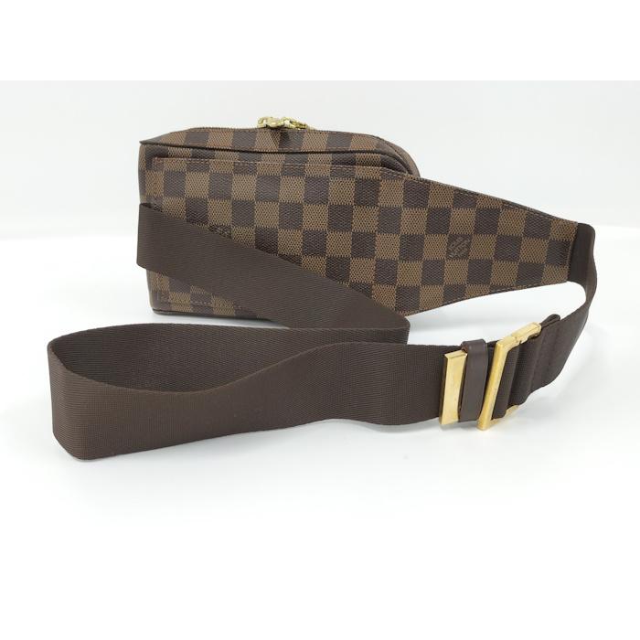 【美品】ルイヴィトン ダミエ エベヌ ジェロニモス ボディバッグ N51994 ルイ・ヴィトン LOUIS VUITTON ジェロニモス N51994 ブラウン ダミエ