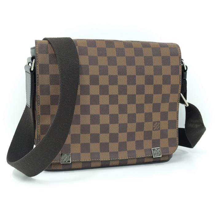 LOUIS VUITTON ディストリクト MM NM ショルダーバッグ ダミエ エベヌ  