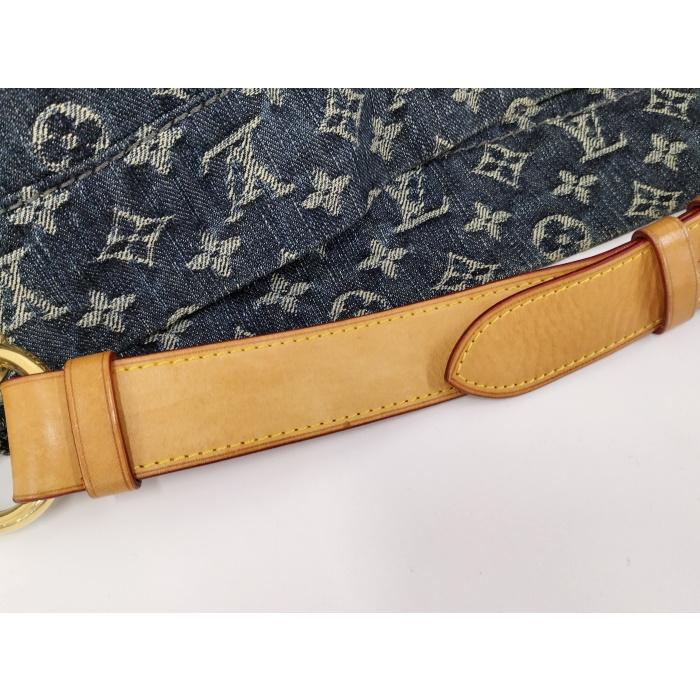 【正規品】ルイヴィトン モノグラム ショルダーバッグ LOUIS VUITTON 【中古】LOUIS モノグラム デニム デイリーGM