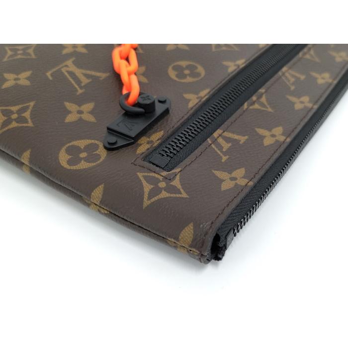 【中古】LOUIS VUITTON クラッチバッグ ソーラーレイ ポシェット A4 ヴァージルアブロー モノグラム M44484｜jjcollection2008｜04