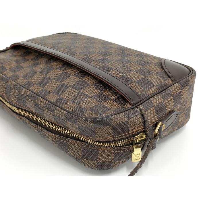 【中古】LOUIS VUITTON トロカデロ27 ショルダーバッグ ダイエ レザー エベヌ ブラウン N48085｜jjcollection2008｜03