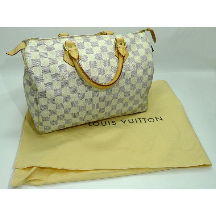 【中古】LOUIS VUITTON スピーディ30 ハンドバッグ ボストンバッグ ダミエ アズール N41533｜jjcollection2008｜10