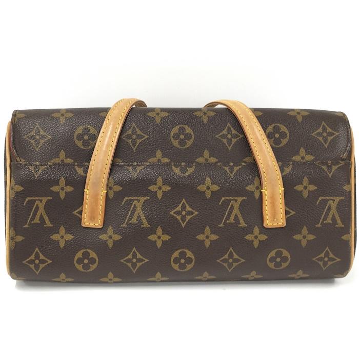 LOUIS VUITTON ソナチネ ハンドバッグ モノグラム ブラウン