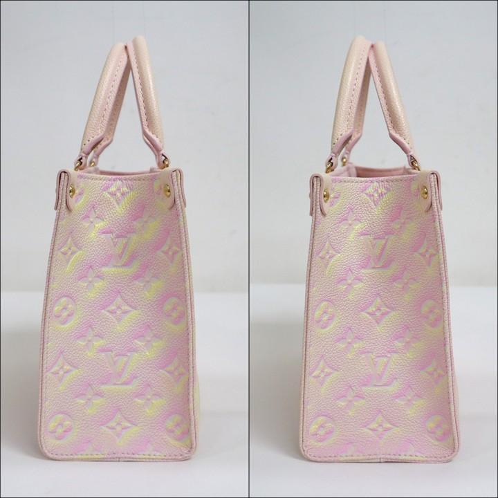 LOUIS VUITTON ルイヴィトン オンザゴーPM モノグラムアンプラント ライトピンク M46168 RFID_2