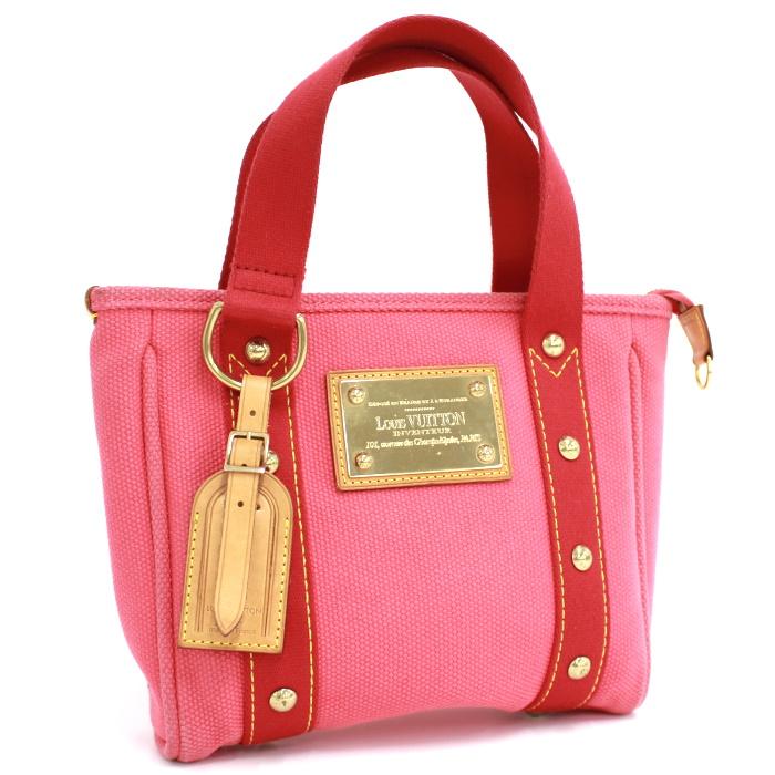 LOUIS VUITTON 【中古】LOUIS アンティグア カバPM トートバッグ