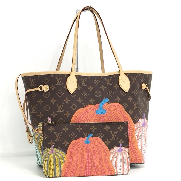 LOUIS VUITTON 【中古】LOUIS ネヴァーフル MM 草間彌生 モノグラム 