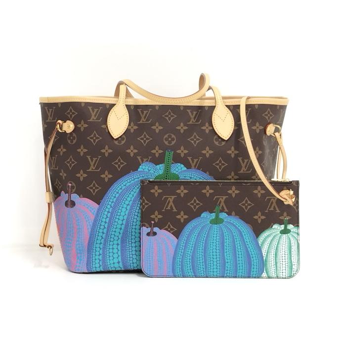 LOUIS VUITTON 【中古】LOUIS ネヴァーフル MM 草間彌生 モノグラム 