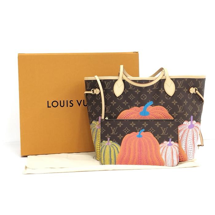 LOUIS VUITTON 【中古】LOUIS ネヴァーフル MM 草間彌生 モノグラム 