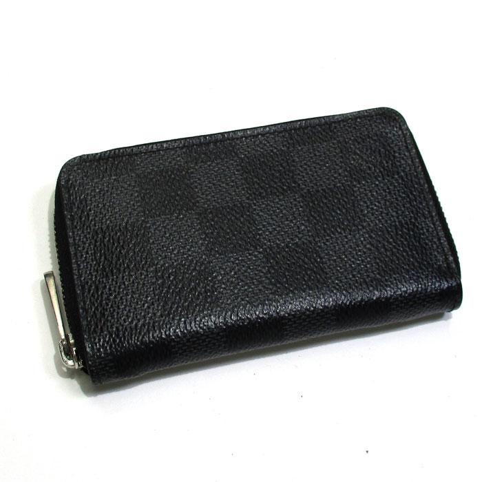 中古】LOUIS VUITTON ジッピー コイン パース コインケース ダミエ  