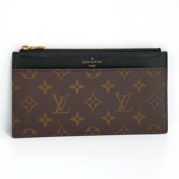 LOUIS VUITTON 【中古】LOUIS スリムパース 長財布 モノグラム M80348 