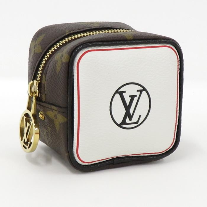 中古】LOUIS VUITTON ポルトモネキューブ ミニポーチ ゲームオン 