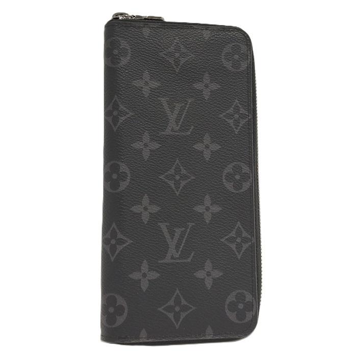 美品 ヴィトン エクリプス ジッピーヴェルティカル ラウンド 長財布 モノグラム LOUIS VUITTON（ルイ・ヴィトン） ラウンドファスナー長財布 ジッピー