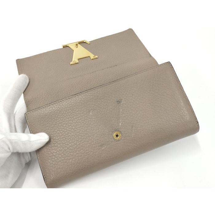 LOUIS VUITTON ポルトフォイユ カプシーヌ 長財布 トリヨン ガレ