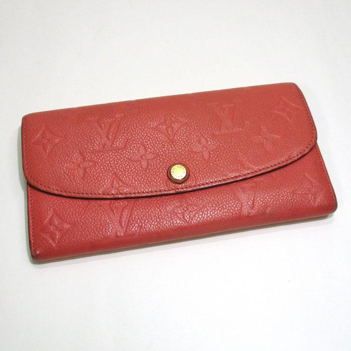 LOUIS VUITTON 【中古】LOUIS ポルトフォイユ エミリー 二つ折長財布 