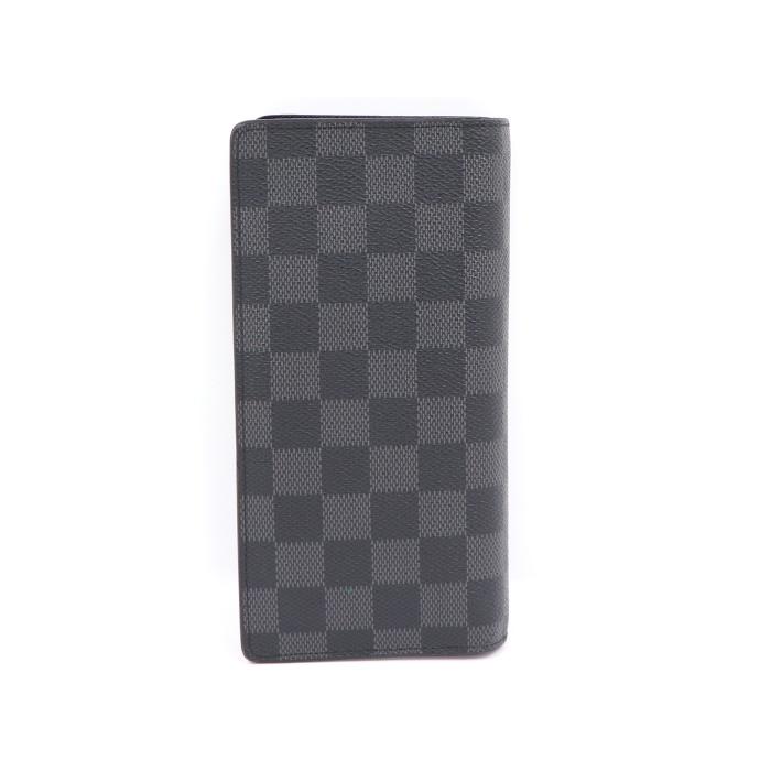 LOUIS VUITTON 【中古】ルイヴィトン ポルトフォイユ ブラザ 二つ折り 