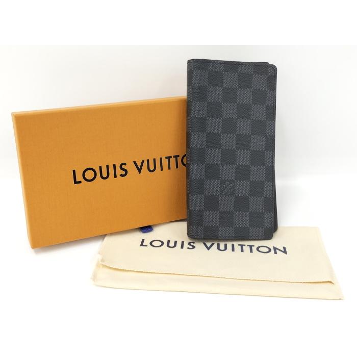 レインボーシックス LOUIS VUITTON ポルトフォイユ ブラザ 二つ折り長財布 ダミエ グラフィット N62665