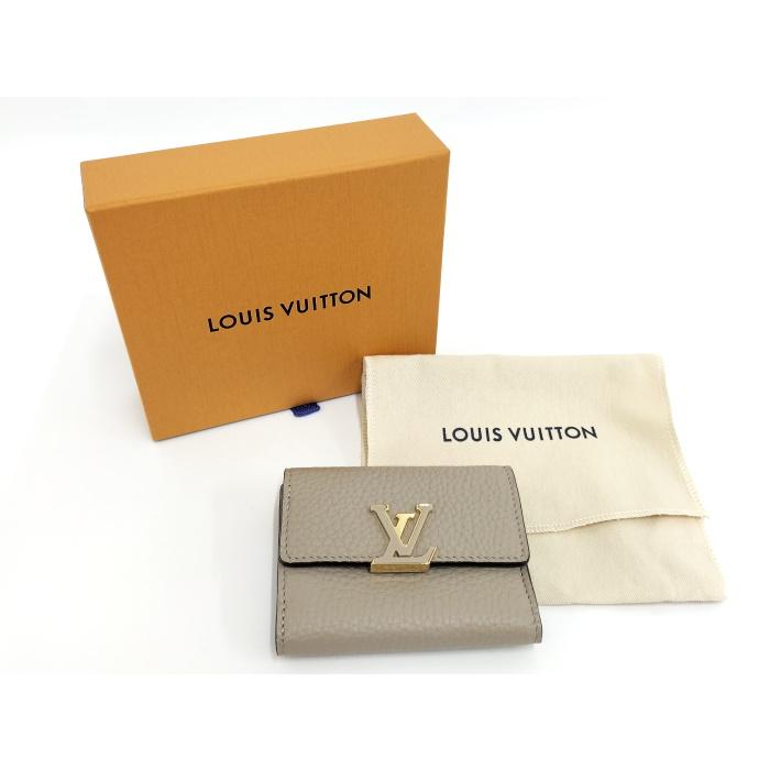 【中古】LOUIS VUITTON ポルトフォイユ カプシーヌ XS 三つ折り財布 マヒナレザー ガレ M68747｜jjcollection2008｜09