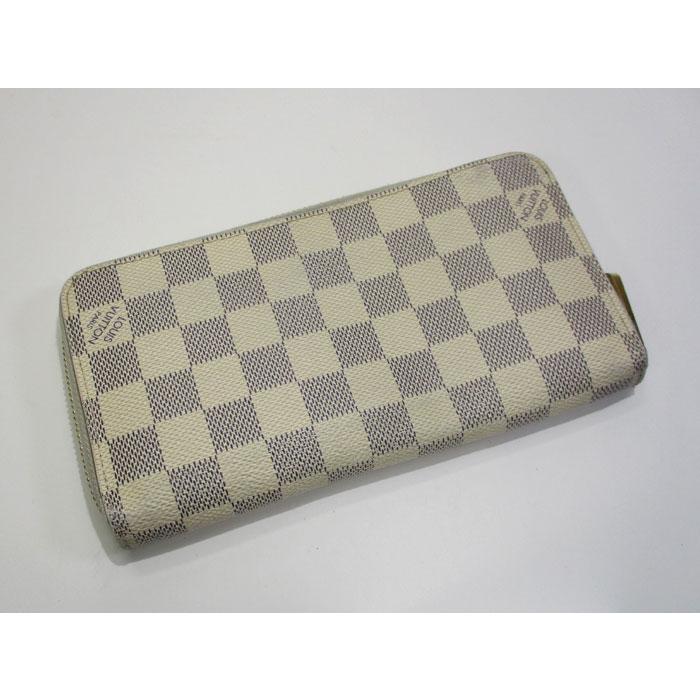 【中古】LOUIS VUITTON ジッピーウォレット ラウンドファスナー長財布 ダミエ アズール N41660｜jjcollection2008｜02