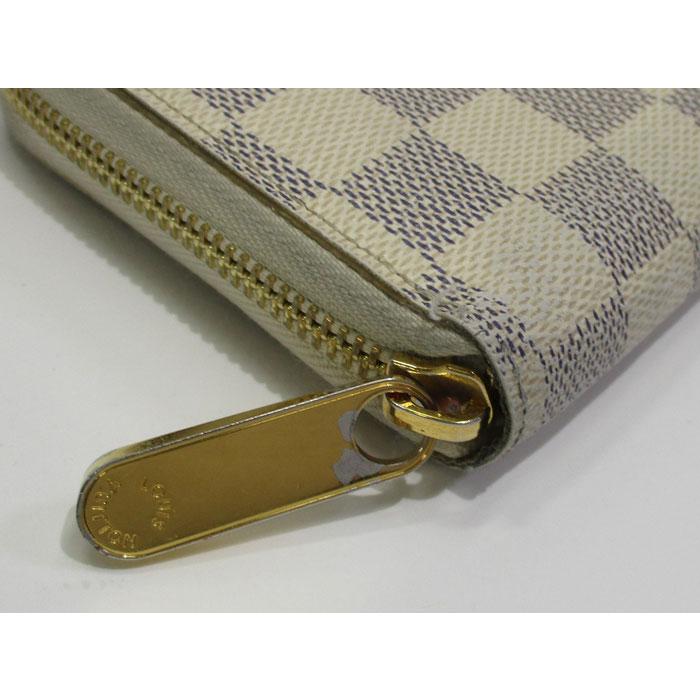 【中古】LOUIS VUITTON ジッピーウォレット ラウンドファスナー長財布 ダミエ アズール N41660｜jjcollection2008｜05