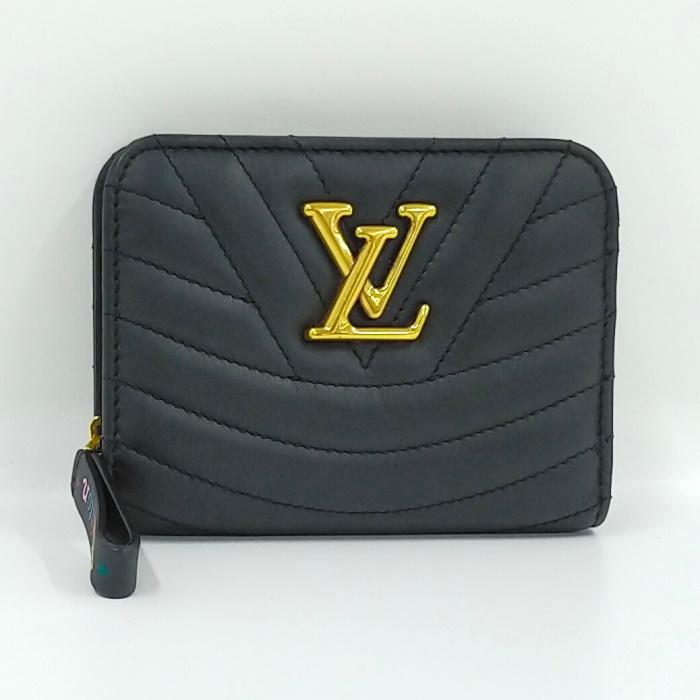 中古 Louis コンパクトウォレット Louis Vuitton ニューウェーブ レディースファッション ジプト コンパクトウォレット 二つ折り財布 M637 ノワール ヤフー店 Jjコレクション カーフレザー 割引クーポン の