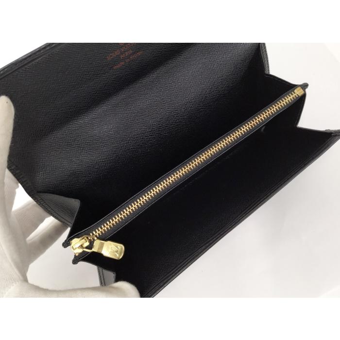 LOUIS VUITTON ポルトモネクレディ エピ ブラック M63572 LOUIS VUITTON（ルイ・ヴィトン） ポルトモネクレディ エピ ブラック