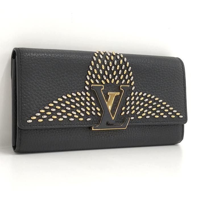 LOUIS VUITTON 【中古】LOUIS 二つ折り長財布 ポルトフォイユ 