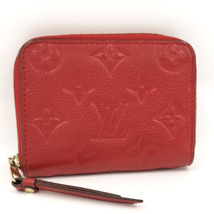 LOUIS VUITTON 【中古】LOUIS ジッピーコインパース 小銭入れ 