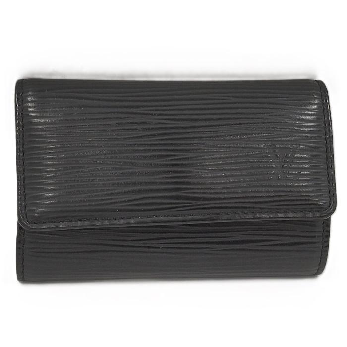 超美品✨ルイヴィトン エピ ミュルティクレ6 キーケース6 連 LOUIS VUITTON ミュルティクレ6 6連キーケース エピ ノワール