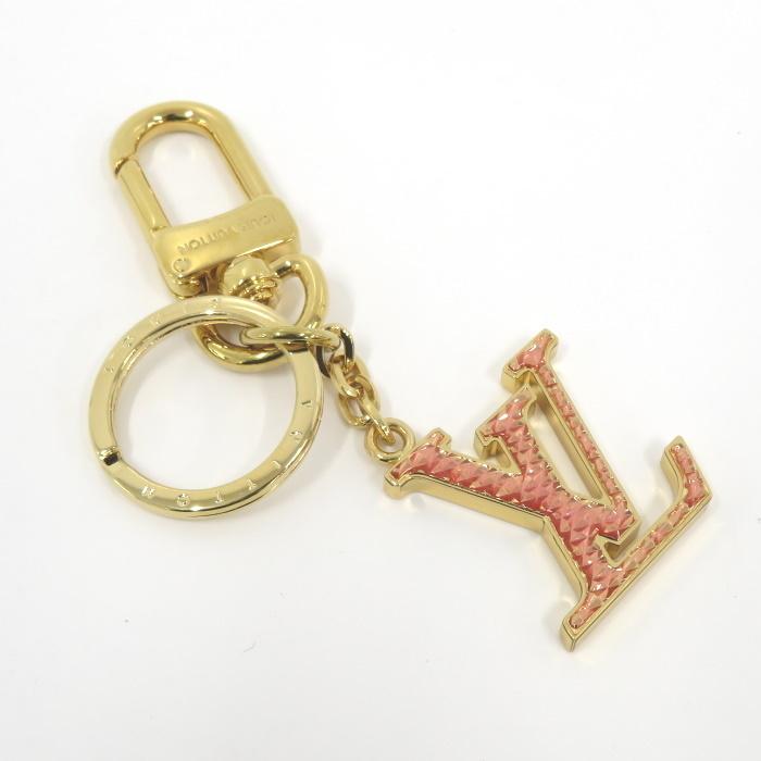 【中古】LOUIS VUITTON ポルト クレ LV ギヨーシュ キーリング ロゴ キーホルダー メッキ ゴールド ピンク M69557  :2001054258300017:JJコレクション ヤフー店 - 通販 - Yahoo!ショッピング